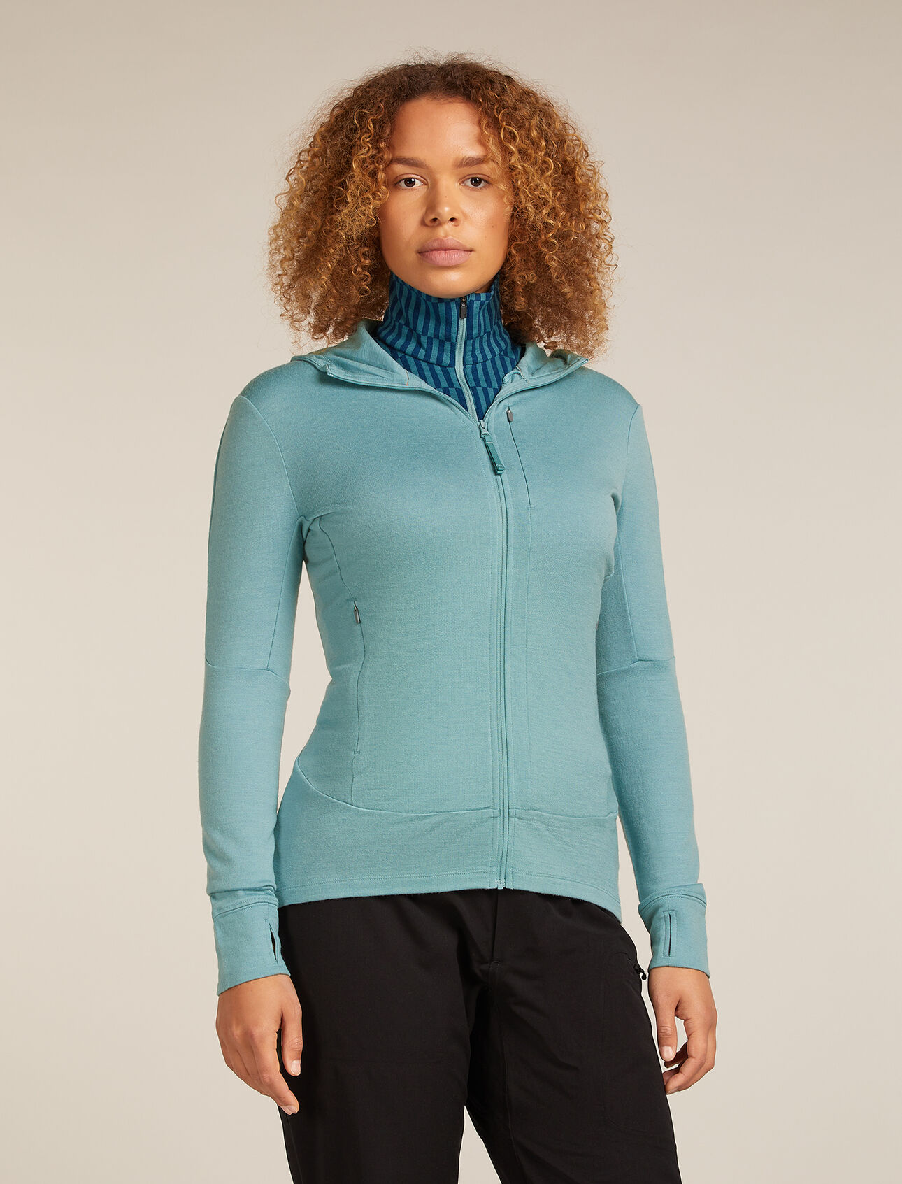 Icebreaker W Mer 260 Quantum IV Ls Zip Hoody