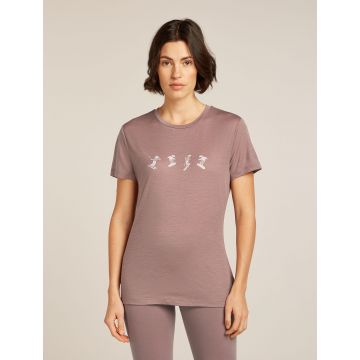 Icebreaker W Merino 150 Tech Lite SS Lite Tee Snow Day