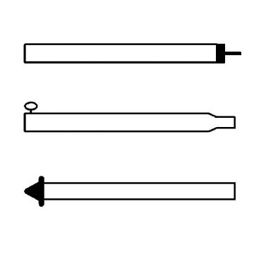 Umefa Caravanvoortentstok 22mm (staal)