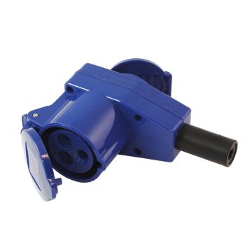 Gimeg CEE Contrastekker Haaks Met Stopcontact