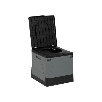 Bo Camp Draagbaartoilet Opvouwbaar Vierkant