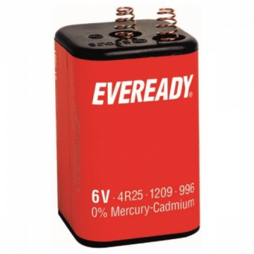 Blokbatterij 6V Eveready 11000ah