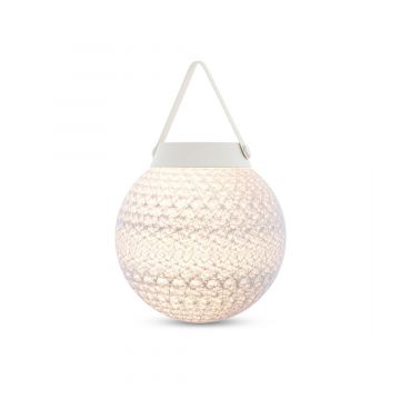 Outdoor Cotton Ball Lamp Cream 20 cm