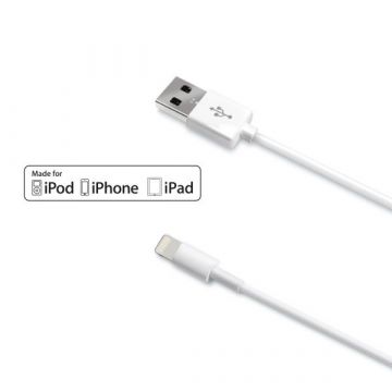 Celly Oplaadkabel USB-A naar Lightning wit