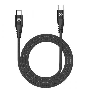 Celly Oplaadkabel USB-C naar USB-C Nylon
