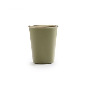 Barebones Tall Cup/Enamel 2-Tone Olive