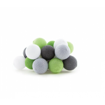Cotton Ball Lights Regular Outdoor 20P