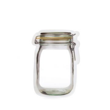 Zipper Mason Jar Bag Small