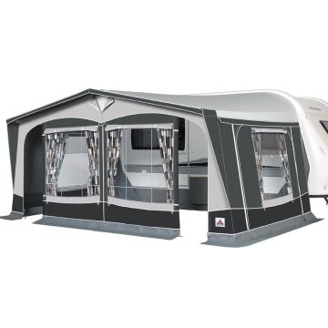 Voortent caravan, Caravan, caravanvoortent, voortent, voortenten, caravanvoortenten, Dorema, luifel, omloopmaat, caravanluifel