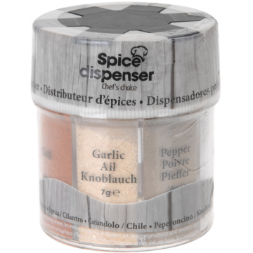 Kruidenstrooier 6 Vaks Gevuld