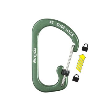 Nite Ize Karabijnhaak Slidelock Aluminium 