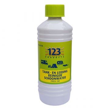 123 Products Press schoonwatertank en waterleiding reiniger