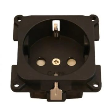 Presto Contactdoos 230V Inbouw Zwart