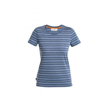 Icebreaker W Wave SS Tee Stripe