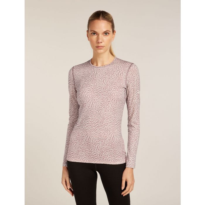 Icebreaker W Merino 200 Oasis Ls Crewe Flock main product photo