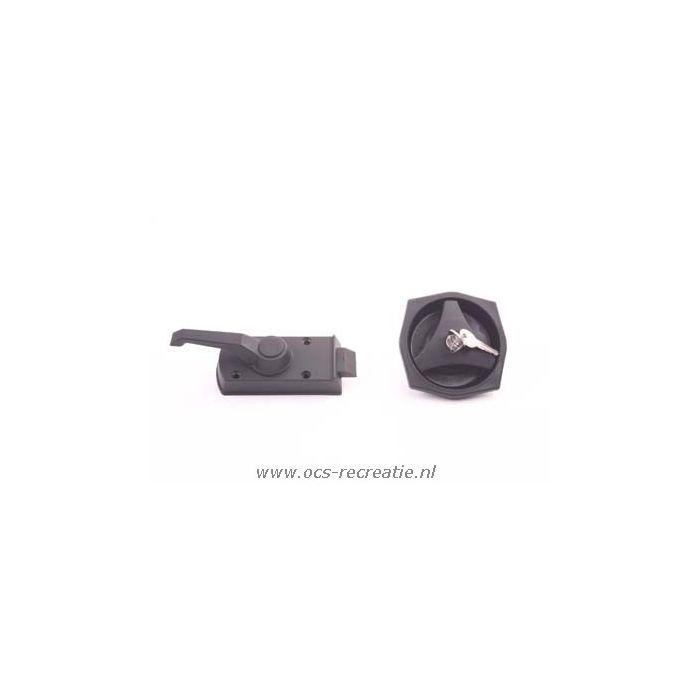 OCS Deurslot zwart rond rechts main product photo