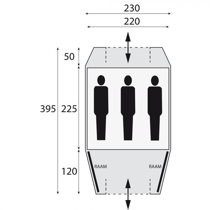 Safarica Tent Kenia 230 TC