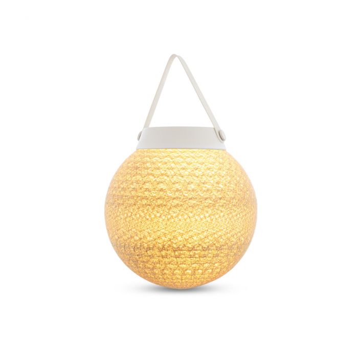 Outdoor Cotton Ball Lamp Cream 20 cm