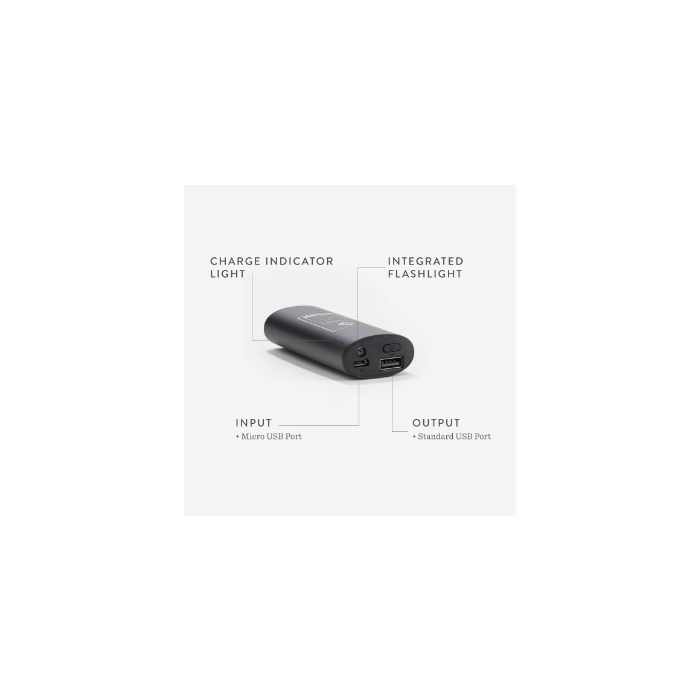 Barebones Portable Charger / Power Bank 4000/2,4 Amp