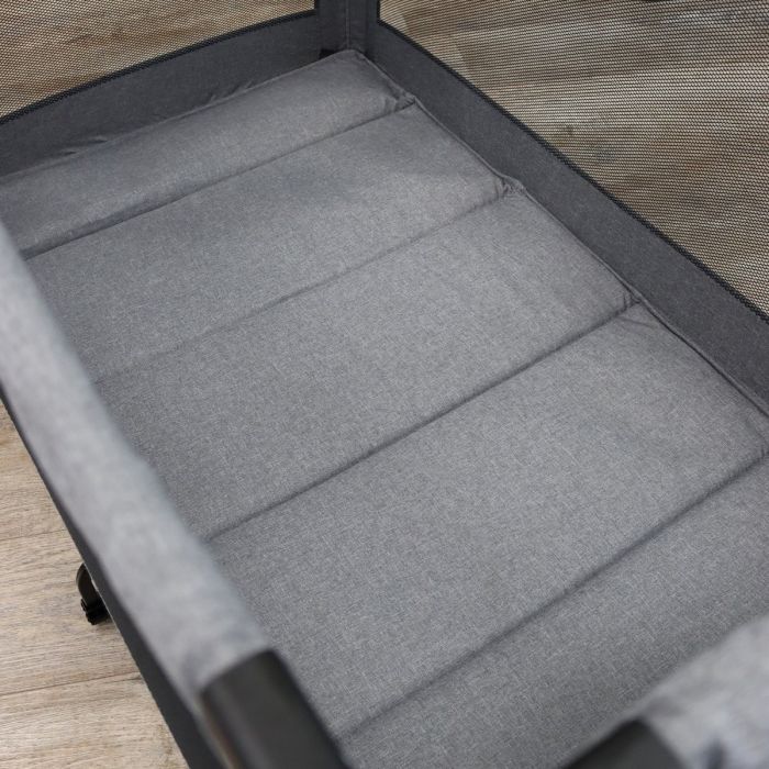 Deryan Fast folding playpen grey with accessories