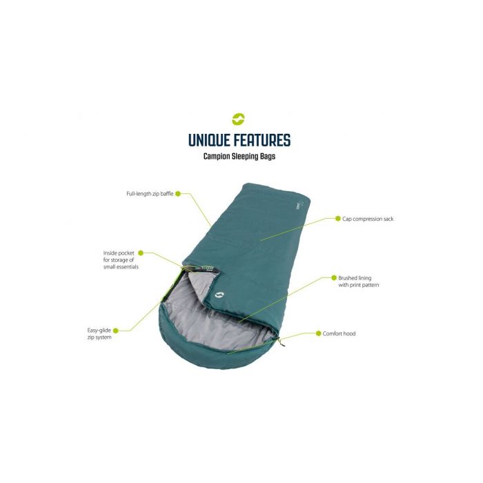 Outwell Sleeping Bag Campion Lux Double