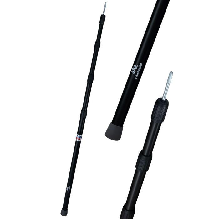 Campguru Aluminium Tarp pole 250 cm /4 parts black