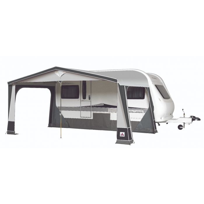 Voortent caravan, Caravan, caravanvoortent, voortent, voortenten, caravanvoortenten, Dorema, luifel, omloopmaat, caravanluifel