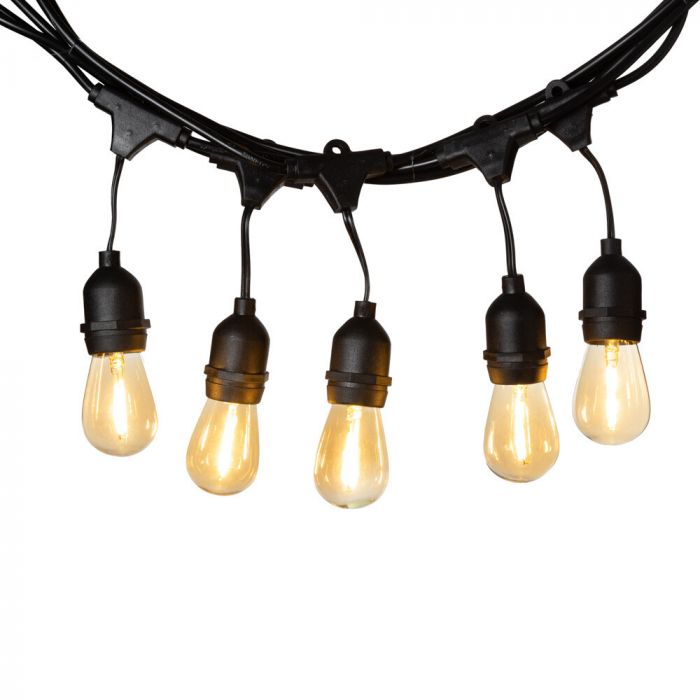 LEDR Premium Patio Lights Edison Bulb - Starters Kit
