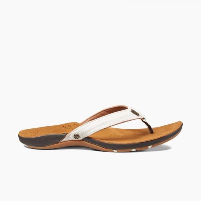 Reef slippers dames leer 2025