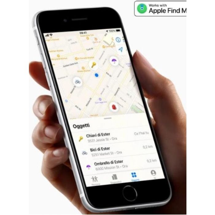 Celly Slimme tracker voor 'Apple find my' zwart