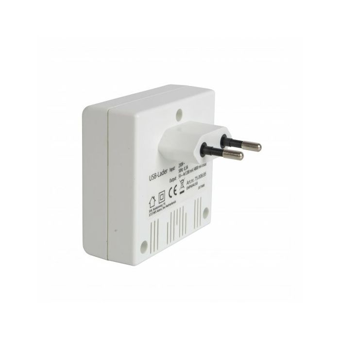 Usb Lader 230 Volt, 4X Usb, 5 Volt, 4,8 Amp