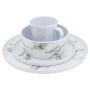 Eurotrail Marble Melamine Servies 16 Delig