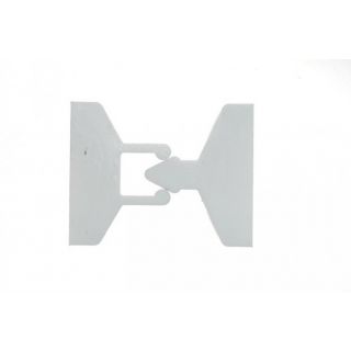 OCS Deurvanger Nylon wit 2 delig