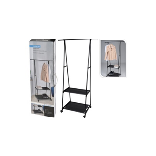 Kledingrek Op Wieltjes 2 Laags